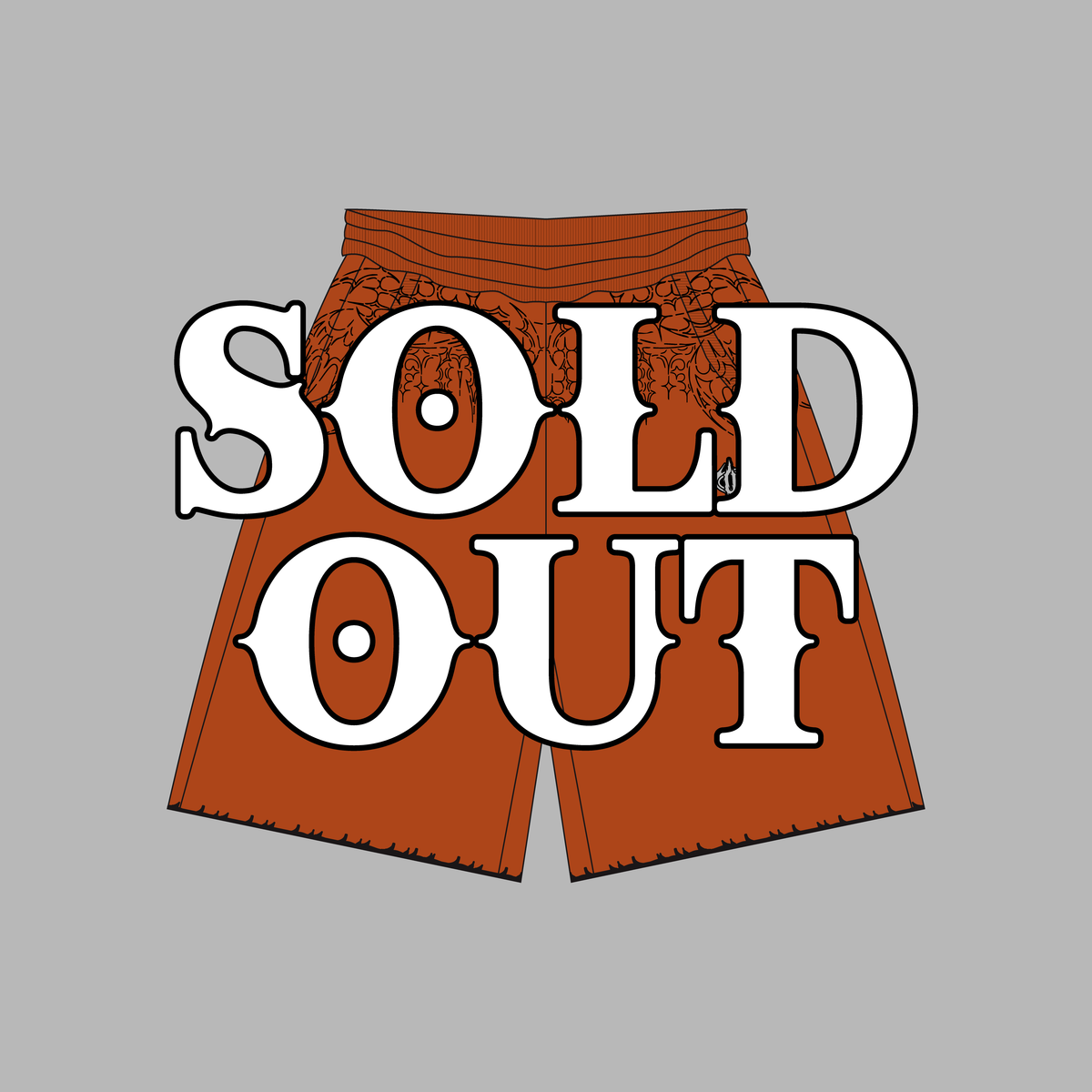Tribal Shorts - Orange