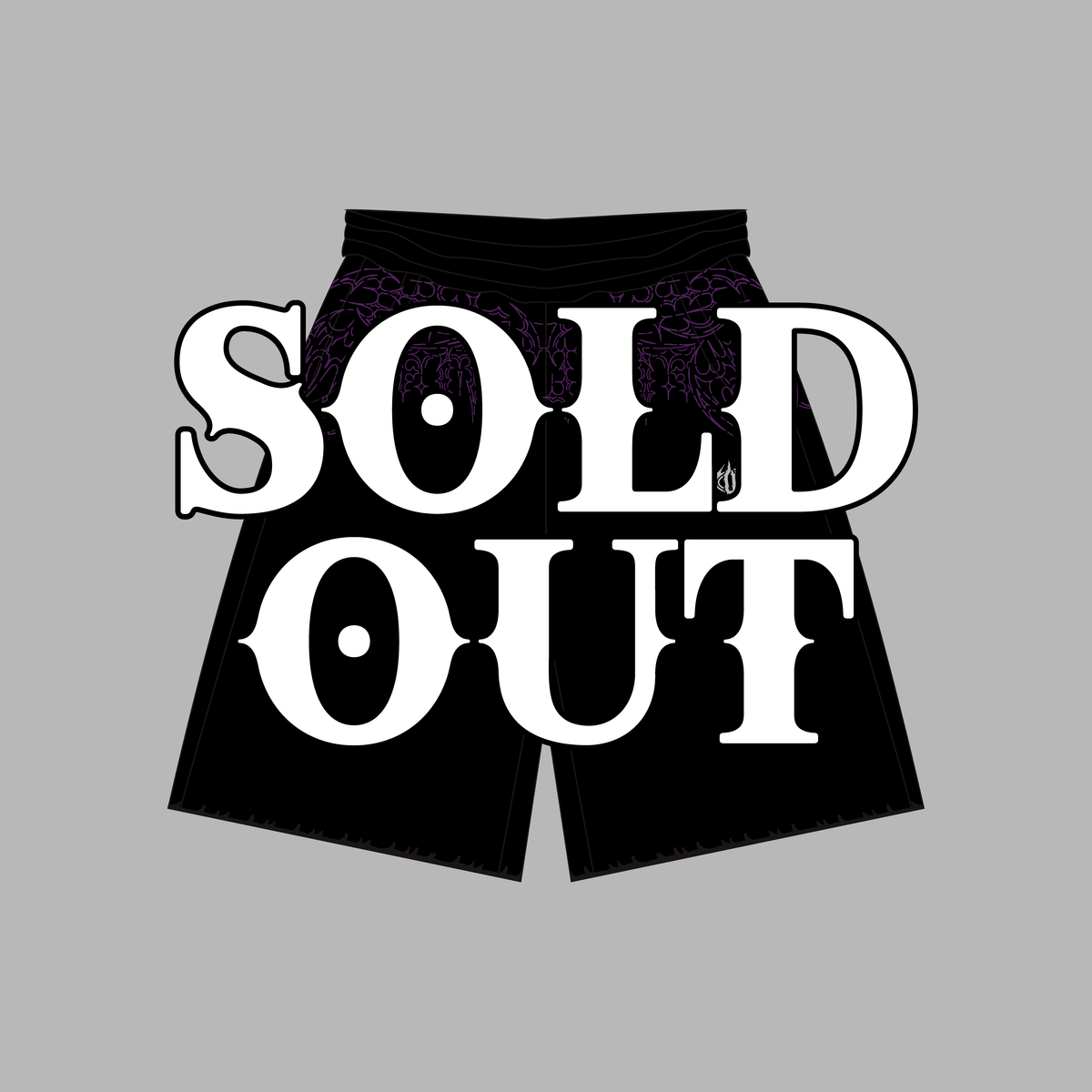 Tribal Shorts - Midnight Purple