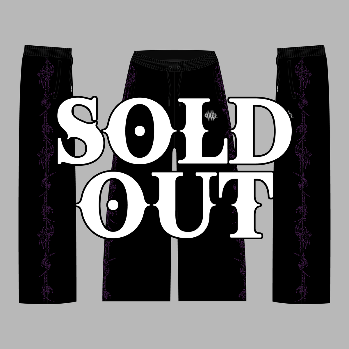 Tribal Sweatpants - Midnight Purple