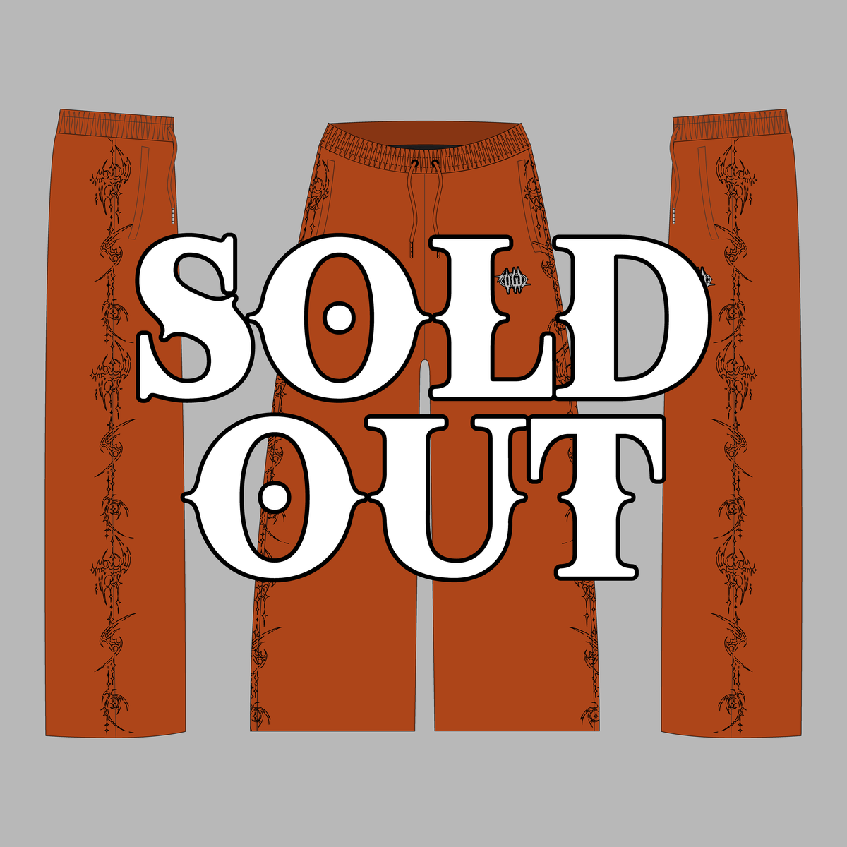 Tribal Sweatpants - Orange